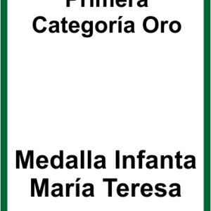 Medalla Infanta María Teresa - Oro